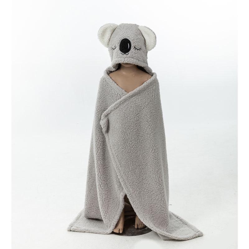 Утепленное бархатное одеяло и шаль из овечьей шерсти — плед для дивана, офиса, детской комнаты, с вышивкой.