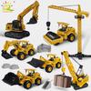 Engineering Diecast Truck Model Excavator Crane Dump Car Garbage Vehicle Classic City Construction Children Toy for Boy