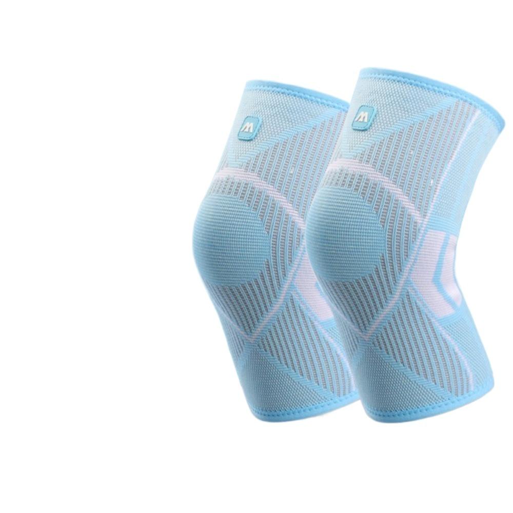 1pair Breathable Knee Supports Brace Anti-collision Knee Sleeve Knee Pad  Running Biking Basketball