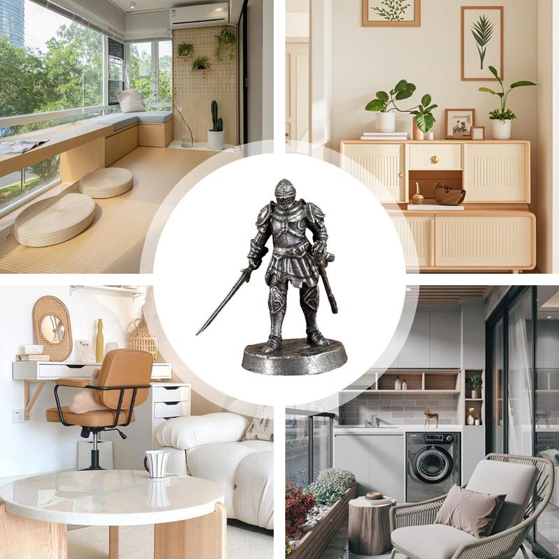 Настольные фигурки Воин Ремесло Орнамент Креативная настольная модель Игрушка Домашнее украшение Для сада Балкона Тумбочки Прихожей Гостиной