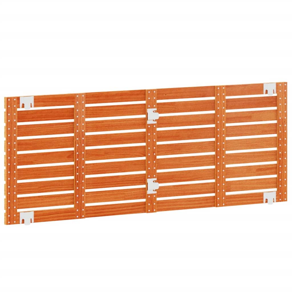 Wand montiertes Kopfteil ohne Bettgestell, 166x3x63 cm, aus massivem Kiefernholz