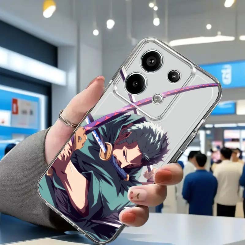 Cool Luffys Zoro Phone Case For vivo V60 V50 V40 V30e V29e V27 Y31 Y400 Y29 Y28 Y03 Y17s Y100 Y36 iQOO 12 13 Z9 Lite 4G 5G Clear