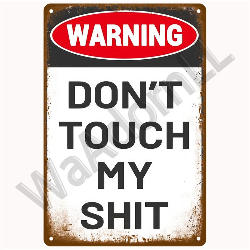 Винтажный предупреждающий металлический знак, табличка с уведомлением, жестяная табличка, знак опасности, настенное искусство, настенное украшение, настенная роспись, домашний декор, бары, пещера для мужчин