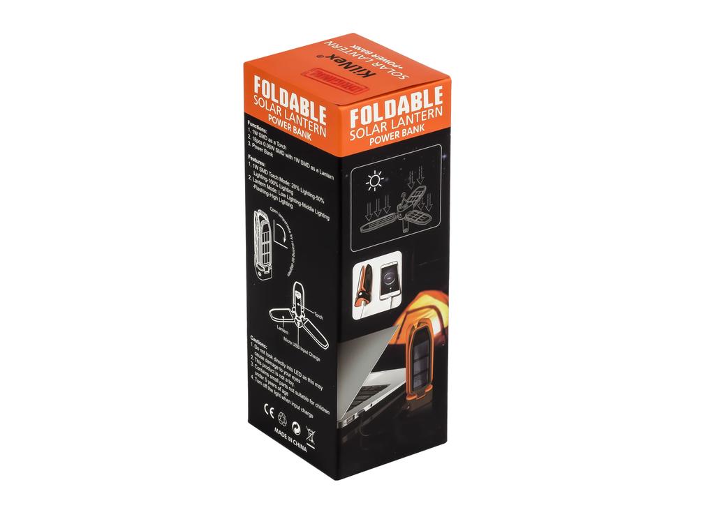 Фонарь на солнечной батарее Kilnex «Лепестки» + powerbank 2600 mah (ip 40)