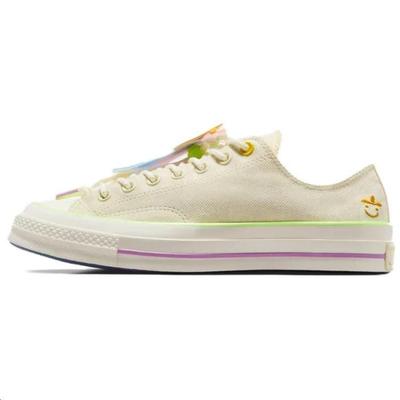 1970-е Удобные низкие парусиновые кеды Унисекс кеды Бежевый A10949C