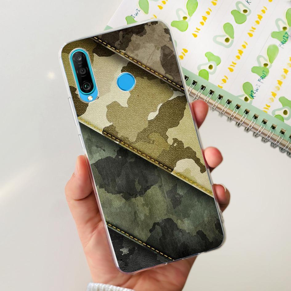 For Huawei P30 Lite Case MAR-LX1M MAR-L21A MAR-LX1A Cute Astronaut Cover Clear Silicone Bumper For Huawei P30 Pro Lite P 30 Capa