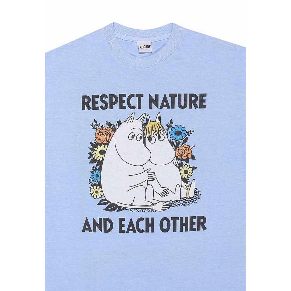 MOOMIN Unisex Adult Respect Nature T-Shirt