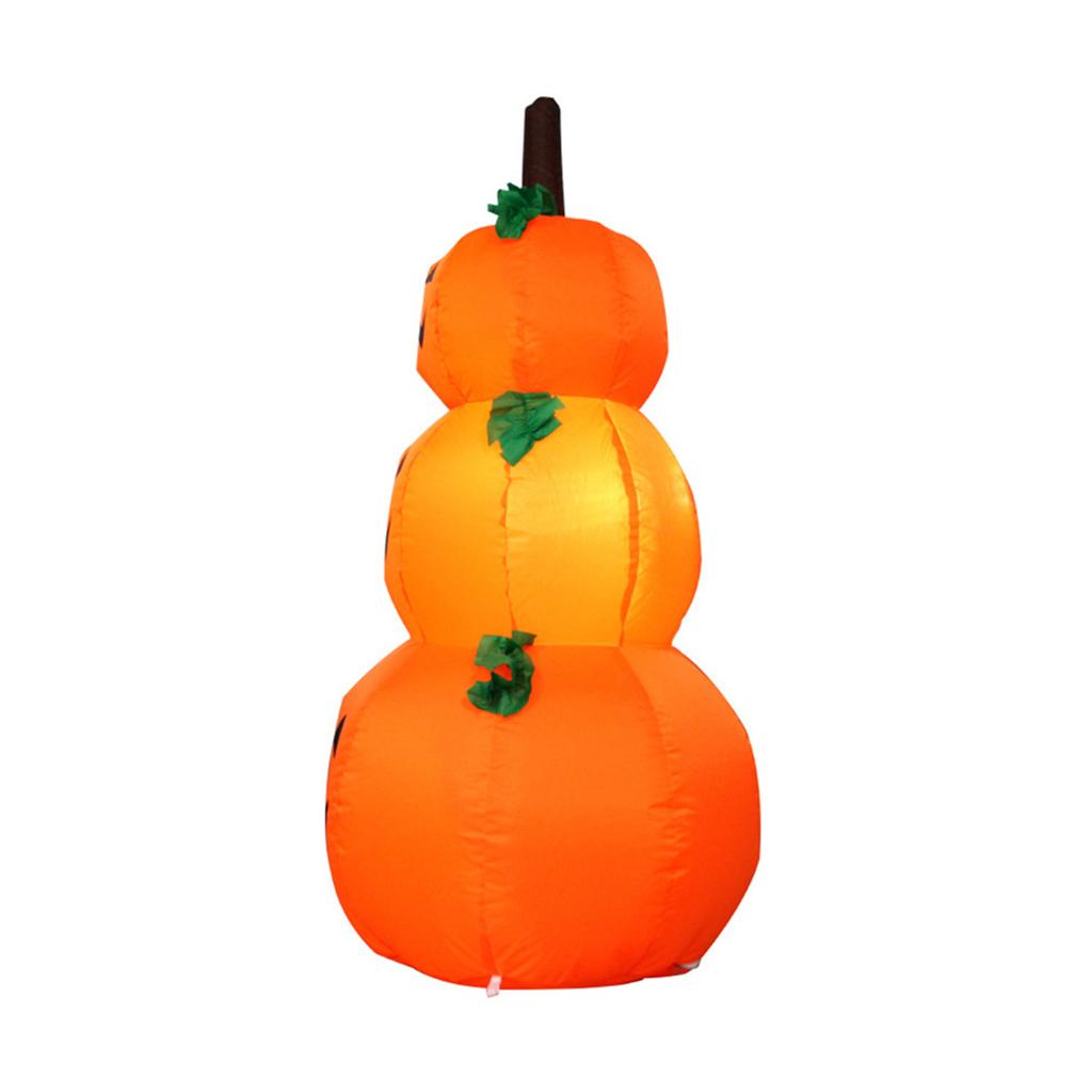 3.9FT Halloween Inflatables Pumpkin Outdoor Decorations LEDs Blow Up Inflatables 3 Inflatable