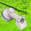 Compact Gearbox Gear Head Silver Brush Cutter Gearbox Durable Trimmer Gear Head