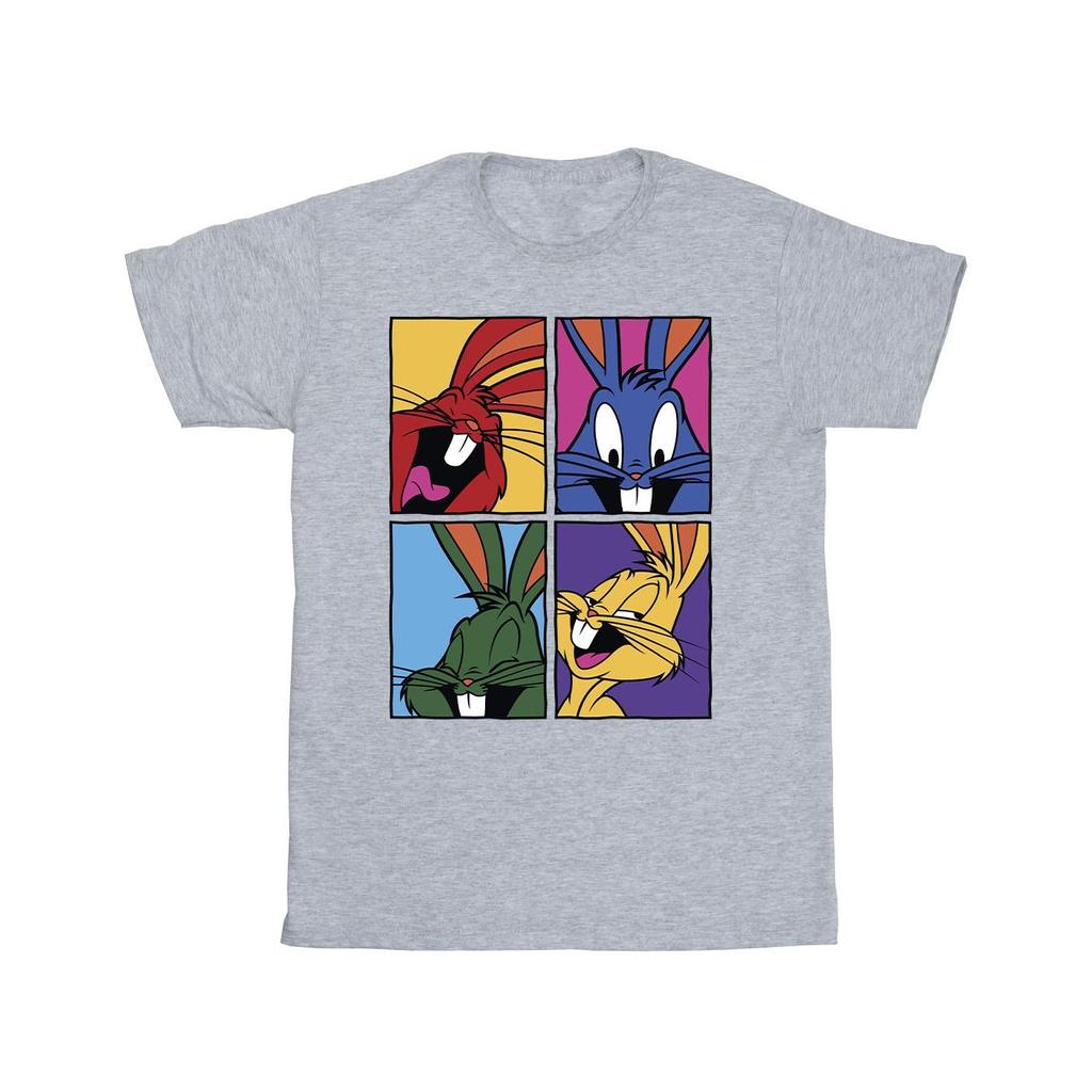 Looney Tunes Mens Bugs Pop Art T-Shirt