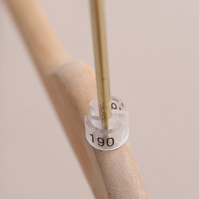 Красочный магазин детской одежды Двусторонняя печать Пряжка для размера Круглые вешалки