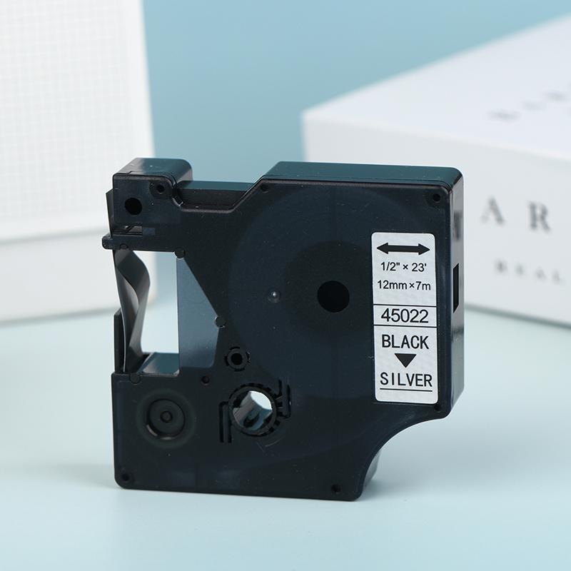 Многоцветные ленты для принтера этикеток Самоклеящиеся этикетки Водонепроницаемые и устойчивые к царапинам D1 6/9/12/19/24 мм