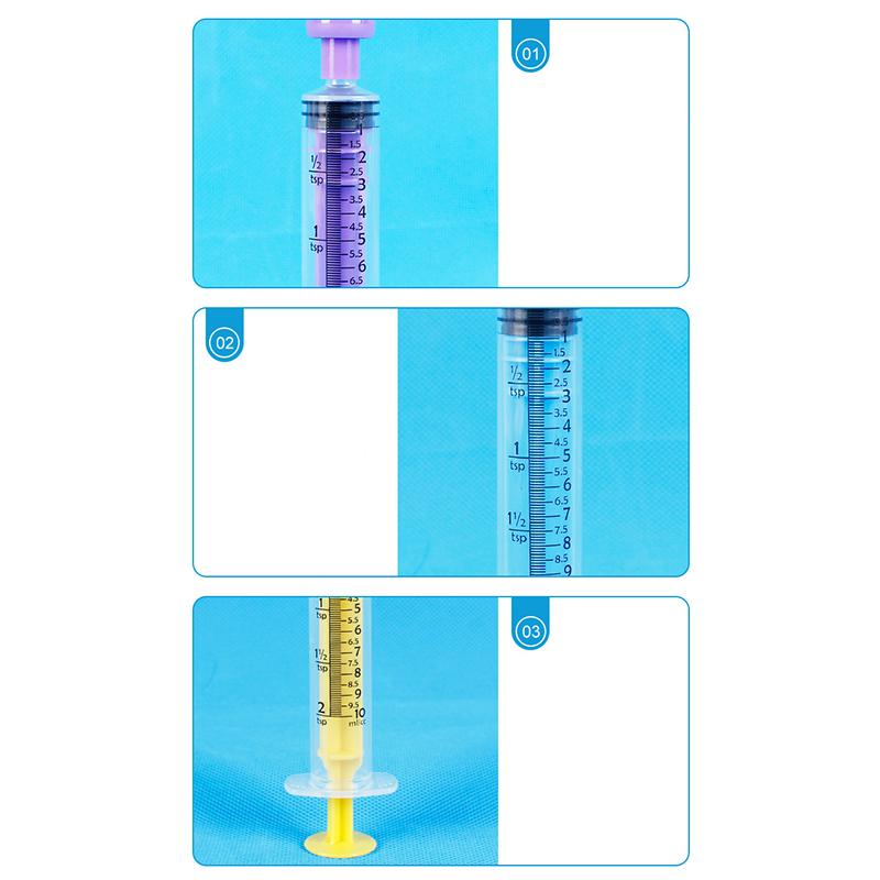 5Pcs Measurement Syringe With Cap, For Scientific Labs, Liquid Dispensing, Pet And Party Supplies, Oral Liquid 5Cc/5Ml-10Cc/10Ml