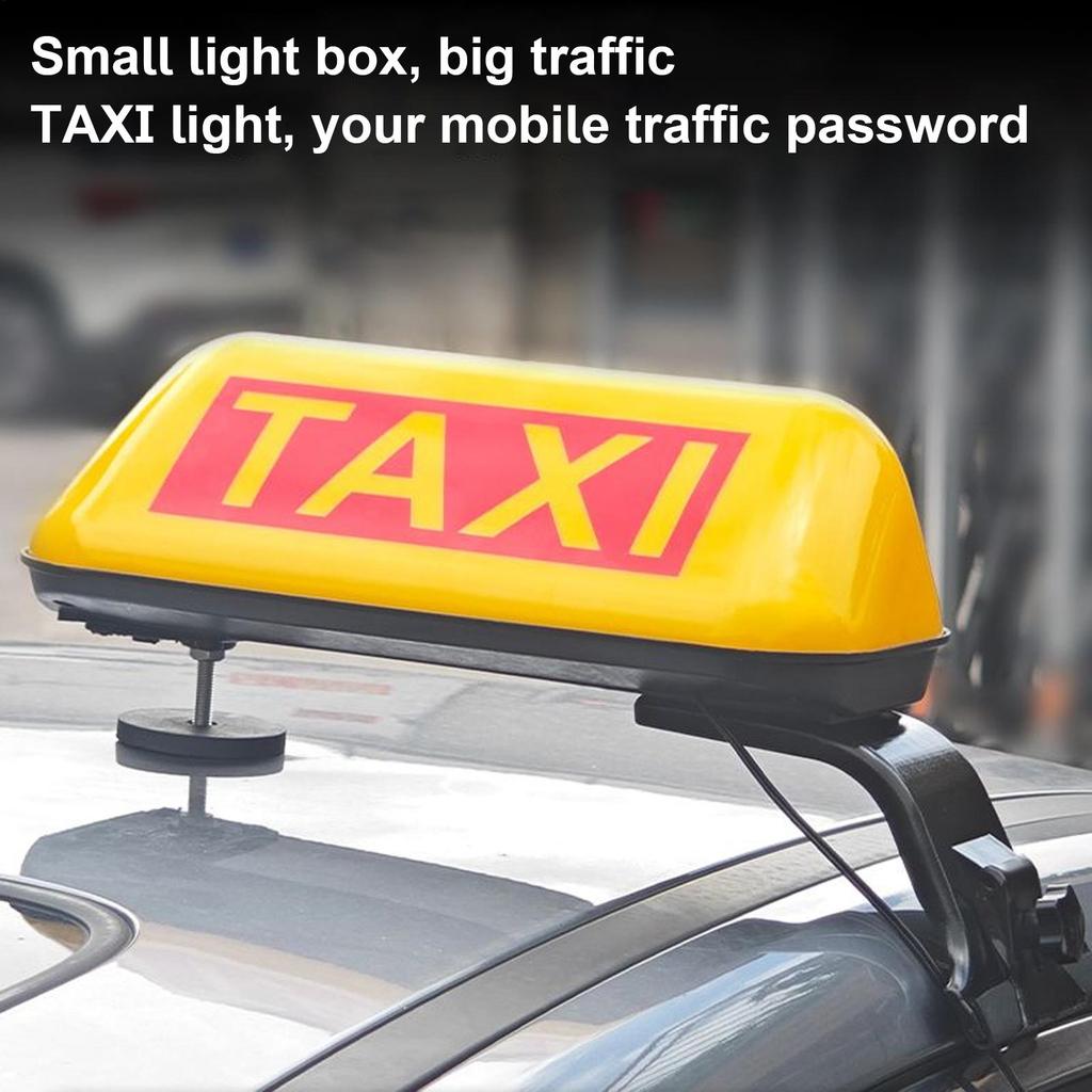 Знаки такси для автомобилей 12V Верхний фонарь на крышу Светодиодная лампа Дисплей Яркий магнитный знак для автомобилей райдшеринга и заказа поездок Шара