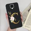 Чехол для Xiaomi Redmi Note 9 Pro Цветы Буквы Силиконовый Мягкий ТПУ Задняя Крышка Для Xiomi Redmi Note9 Pro 6.67'' M2003J6B2G Чехол