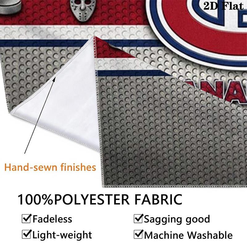 Montreal Canadiens Wall Tapestry Aesthetic Wall Hanging Printed Fabric Blanket Decorative Tapestries for Bedroom Living Room Home Decor