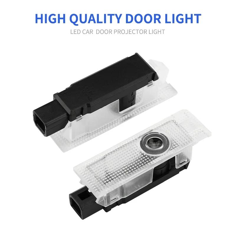 Car Stickers For Alfa Romeo 2Pcs New Fashion LED Car Door Welcome Light Logo Projector for Alfa Romeo Giulia Giulietta Mito Stel