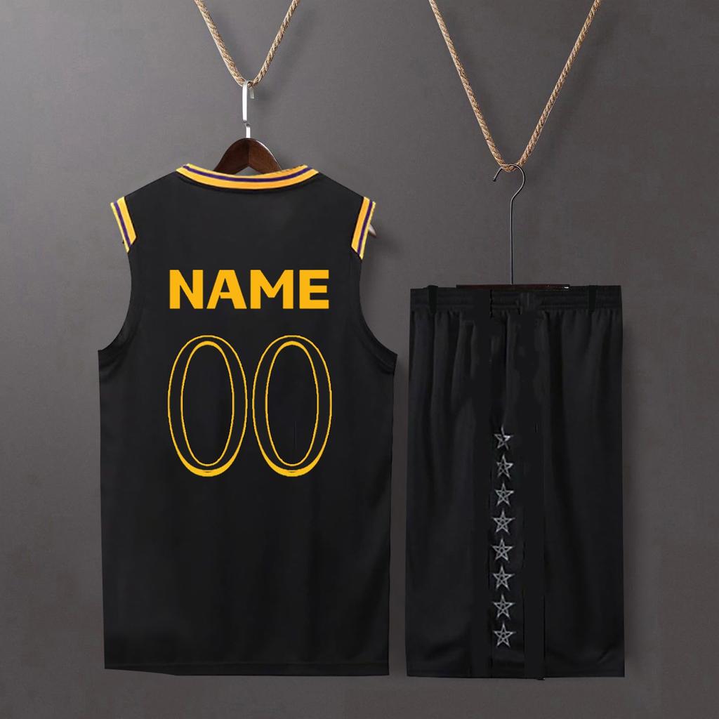 Basketball Name/NumberCustom Clothes Mans Basketball Suit Classic Tops + Pants Basketball Jerseys Suit Set