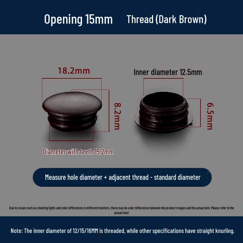 Универсальная круглая декоративная пластиковая заглушка для мебельных петель и отверстий под винты