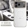IPhone 17 Pro Max Case 360 Rotating Stand Full Body Protective Cover Electroplated Leather Finish Shockproof Magnetic