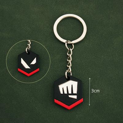 Valorant игровое периферийное устройство Mini Thug Fist Logo подвеска полностью металлический брелок подвеска игровое периферийное устройство
