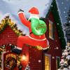 6-футовый Рождественский надувной Санта-Клаус для уличного украшения на праздник