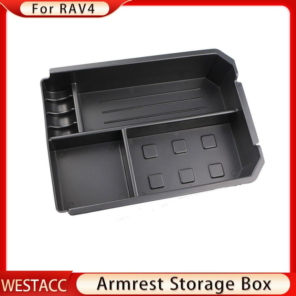 Ящик для хранения автомобильного подлокотника из АБС-пластика для Toyota RAV4 RAV 4 2013 2014 2015, центральный подлокотник, бардачок, лоток, органайзер
