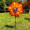 Multistyles Children's Sunflower Windmill Rotating Wind Spinner  Outdoor Party Picnic Decor