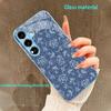 Простой чехол для телефона с вышивкой для Samsung Galaxy S26 S25 S24 S23 S22 FE Ultra Plus Встроенное стекло ощущение голого телефона Мужчины женщины