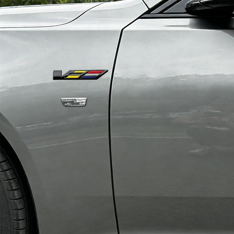 3D Металлическая Декоративная Наклейка на Крыло Автомобиля Для Cadillac CT4 CT5 CT6 XT4 XT5 Спортивные Аксессуары для Модификации
