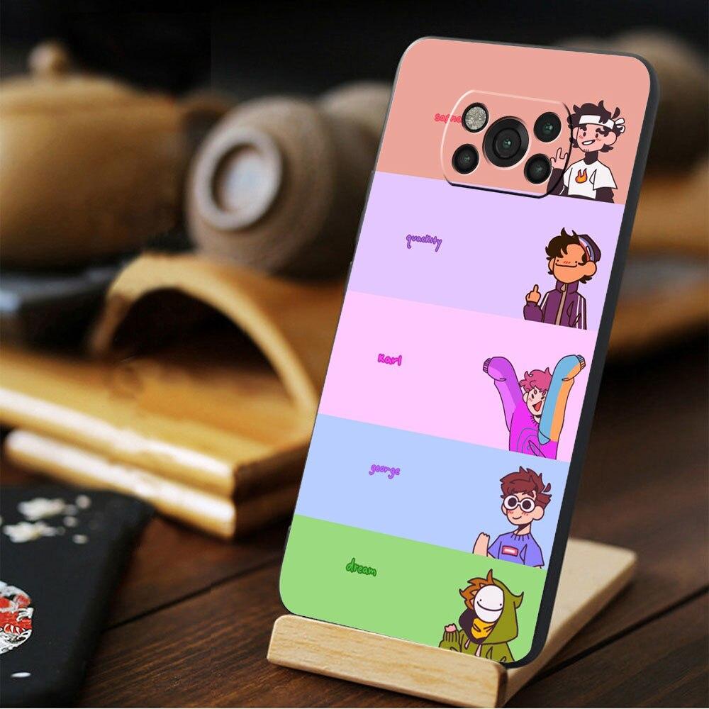 Чехлы Dream Smp DSMP Celular Funda для Xiaomi POCO MI 11 lite X4 F3 10T M4 Pro 5G 11T X3 NFC M3 9T F4 GT