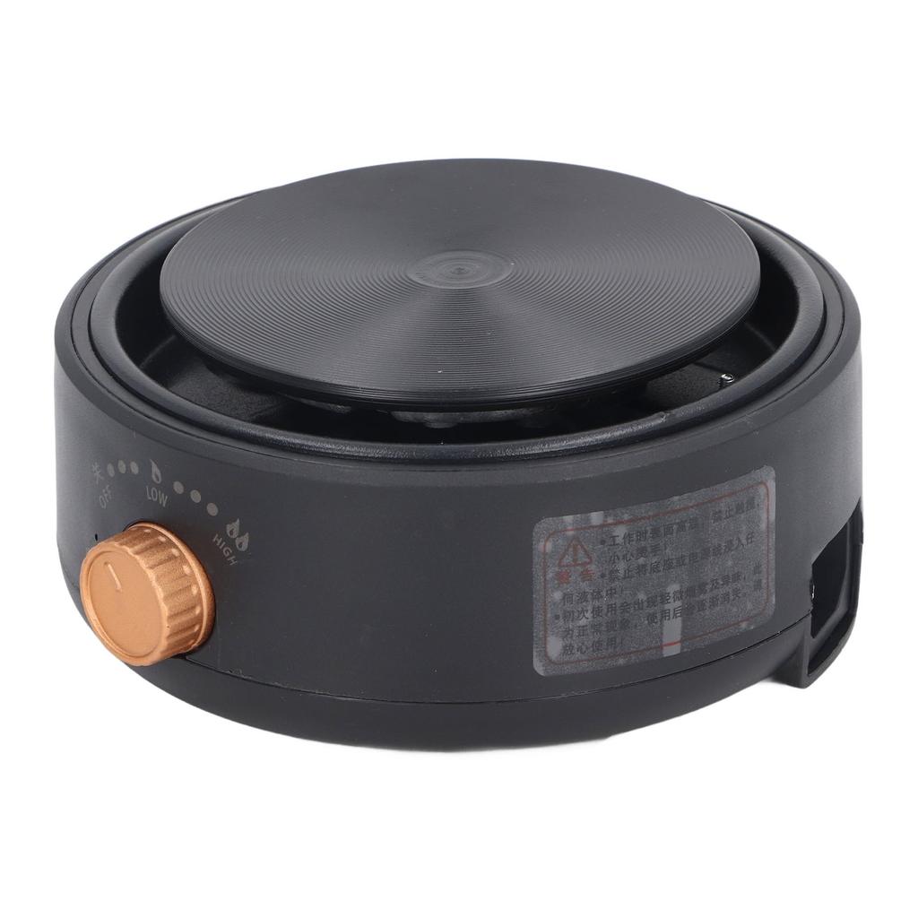 Настольная одноконфорочная портативная многофункциональная эффективная безопасная электрическая плита с нагревом на 360 градусов