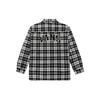 Vans Colorblock Plaid Collared Button-Down Jacket Women Jackets Black VN0A7TNTEM3