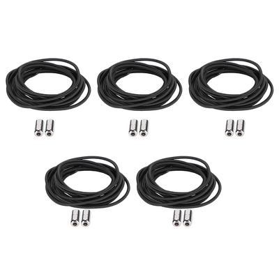 5 пар ленивых шнурков без эластичных завязок для детей и взрослых, универсальные металлические шнурки для кроссовок