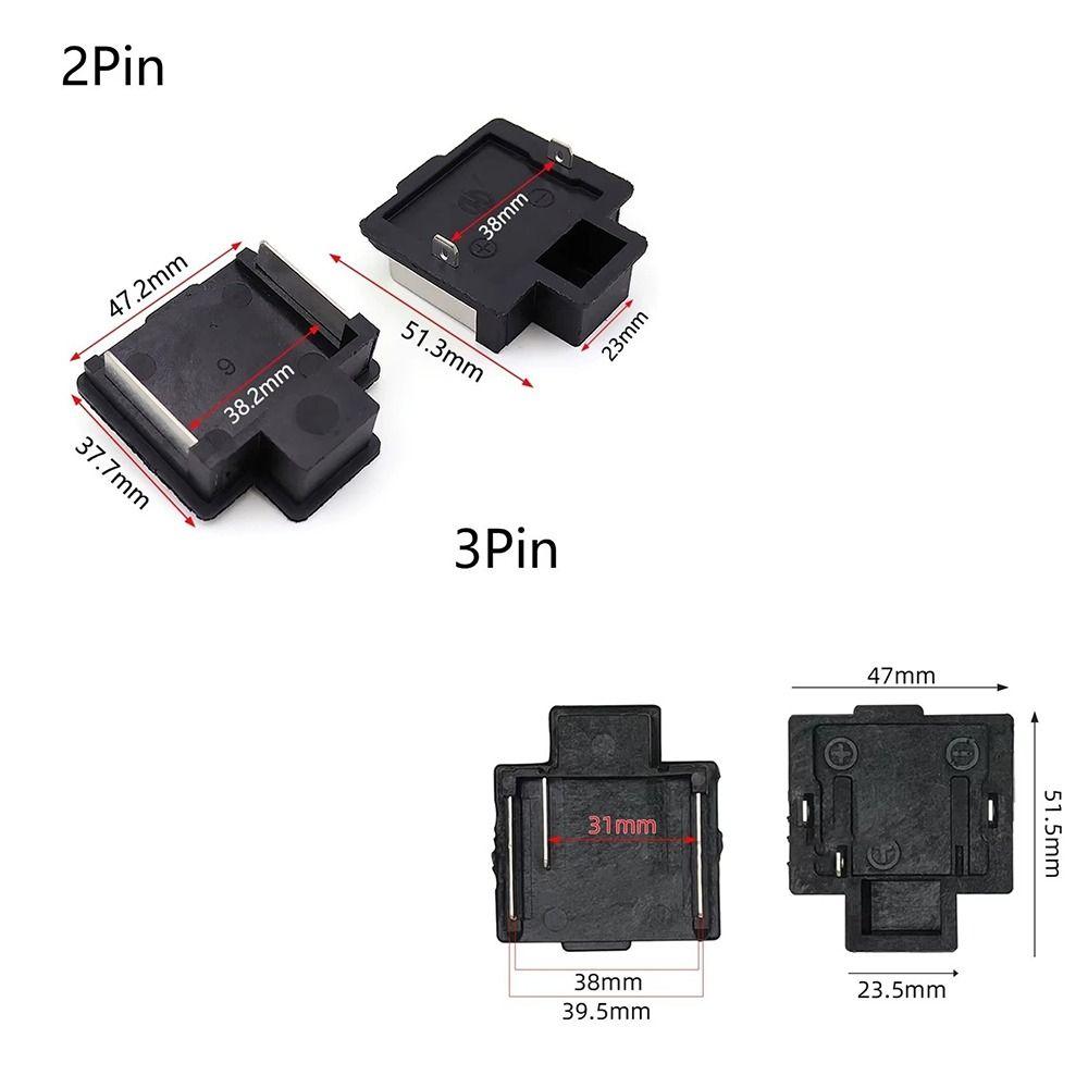 Battery Clip Connector Terminal Block 2/3Pin Lithium Adapter New Battery Connector  For Makita 21V