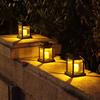 Solar Light Outdoor Garden Flickering Candle Lantern Lamp Solar Powered Hanging LED String Lights  for Patio Garden Decoration