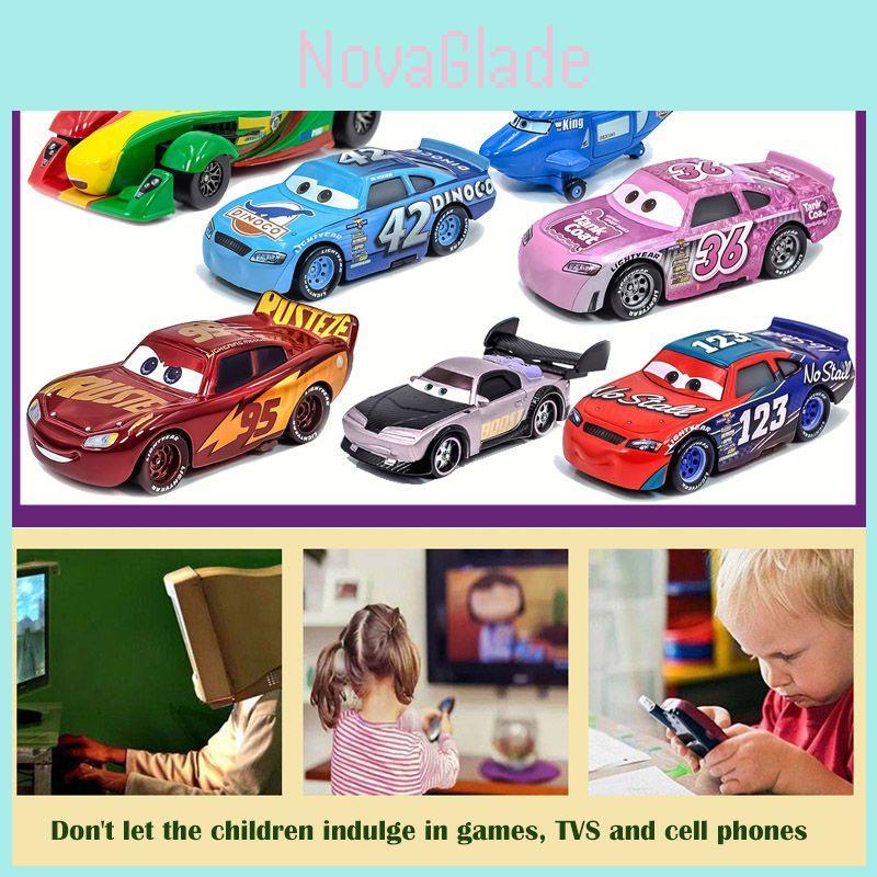 Классическая литая модель машинки Молния Маккуин из мультфильма Pixar Cars для веселой игры детей