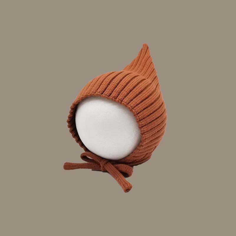 Children's Hat Winter Girl Boy Knitted Elf Hat Fashion Warm Pointed Hat Baby Ear Protector Wool Hat