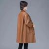 Winter Coat Plus Velvet Thickened Autumn and Winter Leather Women's Western Style Age-reducing Fashion Fur One-piece Women's Mid-length Coat