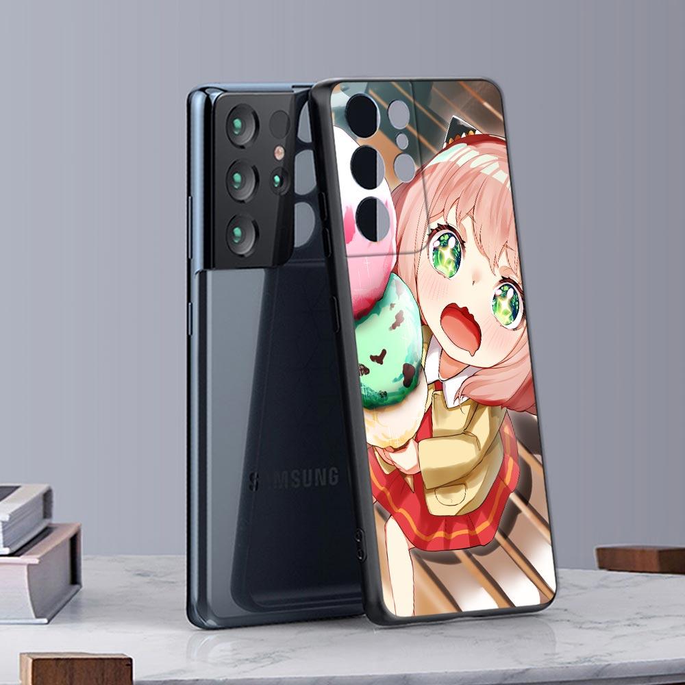 Чехол с милой девушкой Spy X Family Anya Forger, аниме, чехол для Samsung Galaxy S21 S22 S20 S 21 Ultra FE Plus S8 S9 S10 Plus Lite, чехлы