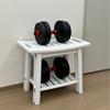 Corner Shower Stool Bench Seat Spa Bath Chair with Storage Shelf Organizer Resistant Easy