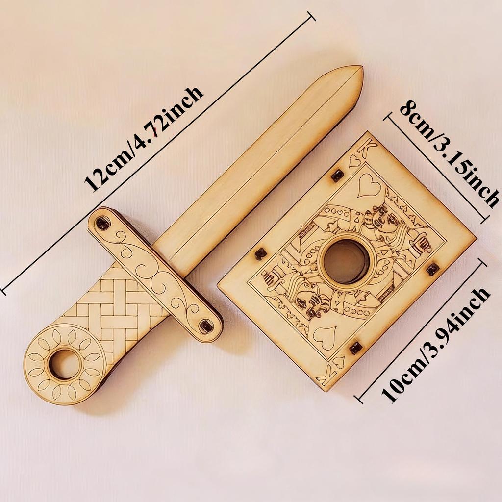 3D Пазлы Магический Набор для Взрослых Магические Трюки Модель из Дерева Ручной Работы Строительный Набор Настольная Магия Подарок для Мужчин Женщин Детей