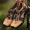Size38-50 Outdoor Hiking Shoes for Men Mesh Trail Walking Shoes Quick-dry Slip Resistant Sneakers Water Shoes