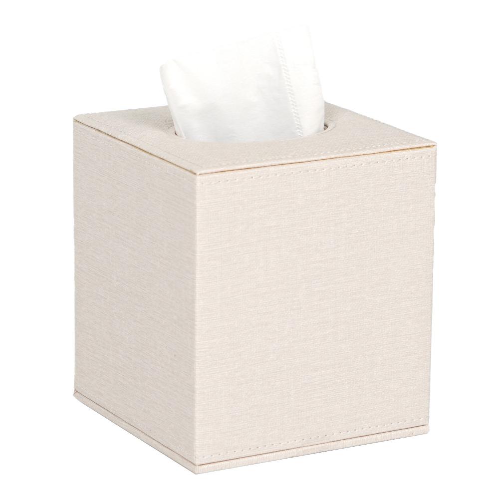 Light Luxury Square Tissue Holder Magnetic Bottom Decorative Napkin Holder Tissue Box Living Room