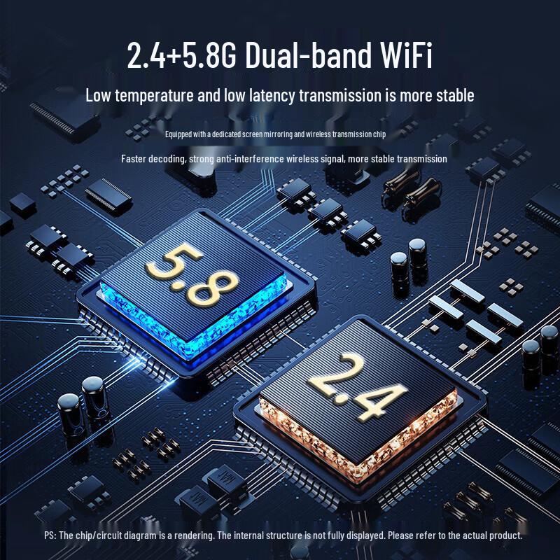 BOEGAM Wireless HDMI Screen Projector (CN version)