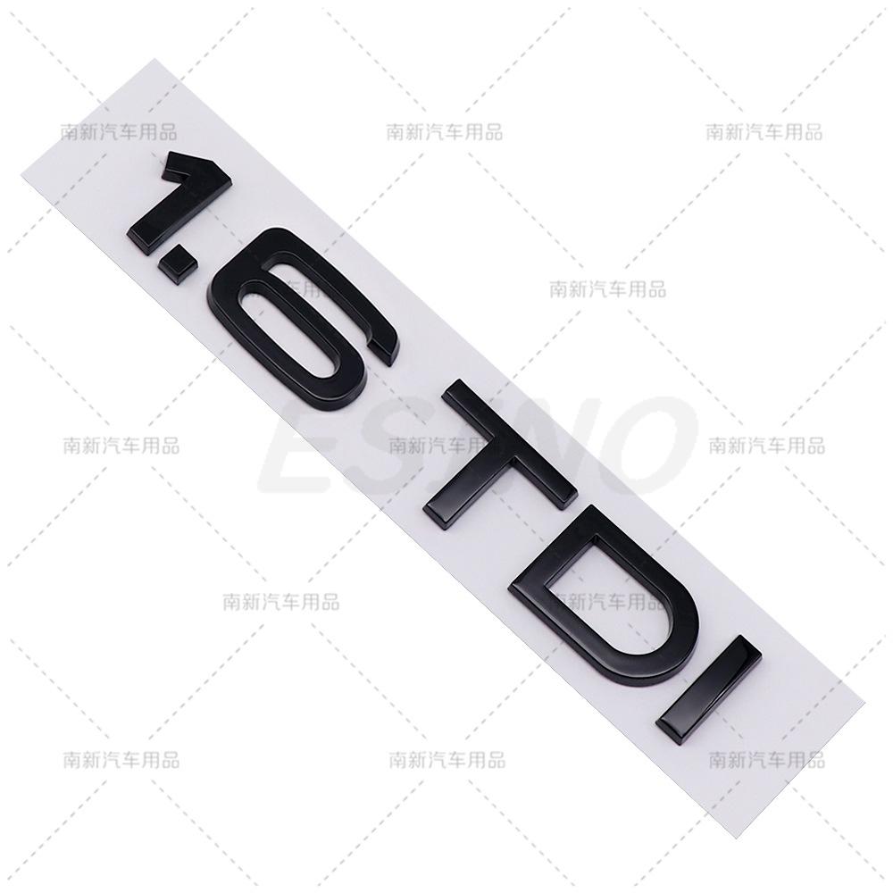 2026 3D 1.6 1.9 2.0 3.0 4.0 TDI Car Trunk ABS Badge Emblem Rear Tailgate Fender Door Adhesive Badge for AQ4 A4 A5 A6 A7 A8 Q3 Q5 Q7