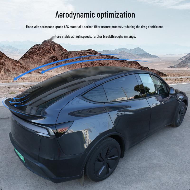 Задний спойлер Tesla Model Y: Спортивный стиль, внешний аксессуар