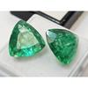 Certified Green Colombian Emerald Trillion Cut 14-15 Ct Fabulous Loose Gemstone