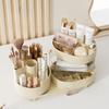 Cosmetic Organizer Makeup Storage Box Desktop Dustproof Rotating Pen Holder Layers Large Capacity Jewelry Lipstick Makeup Boxes