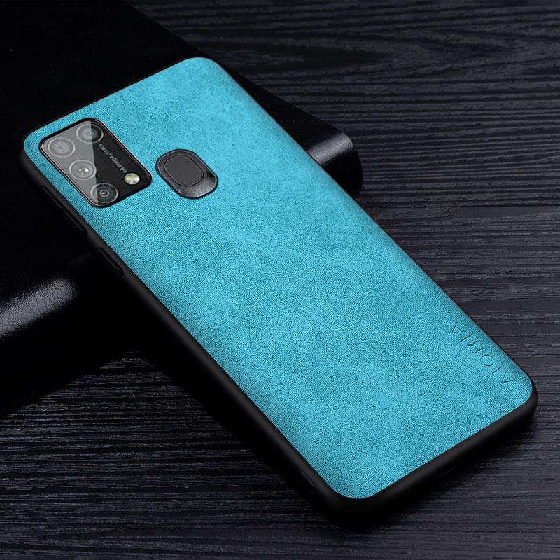 Премиальный чехол для телефона из искусственной кожи для Samsung Galaxy A31 A41 A21S A11 M11, однотонный чехол для Samsung Galaxy M31 M31S M51